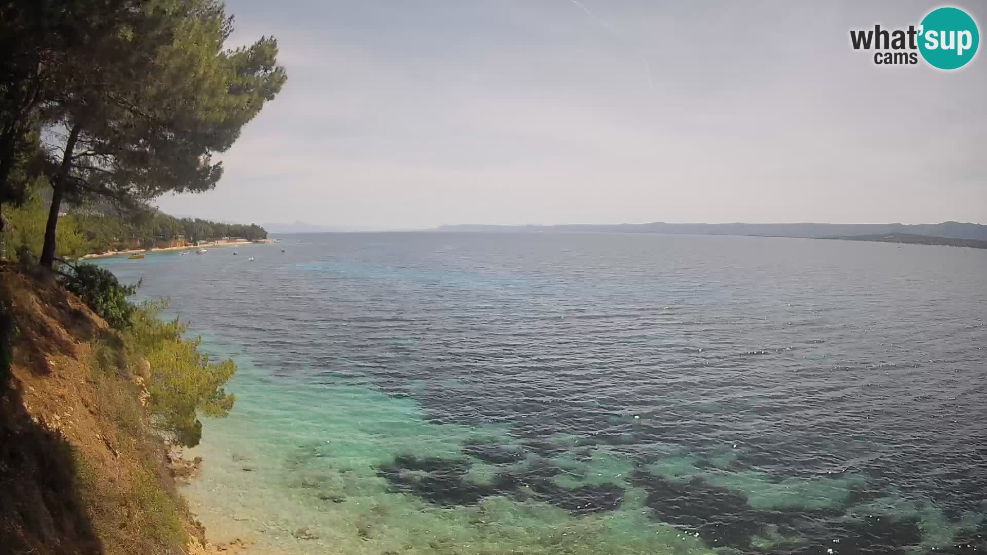 Webcam Potočine Beach Bol – Live View of Borak Beach, Brač Island