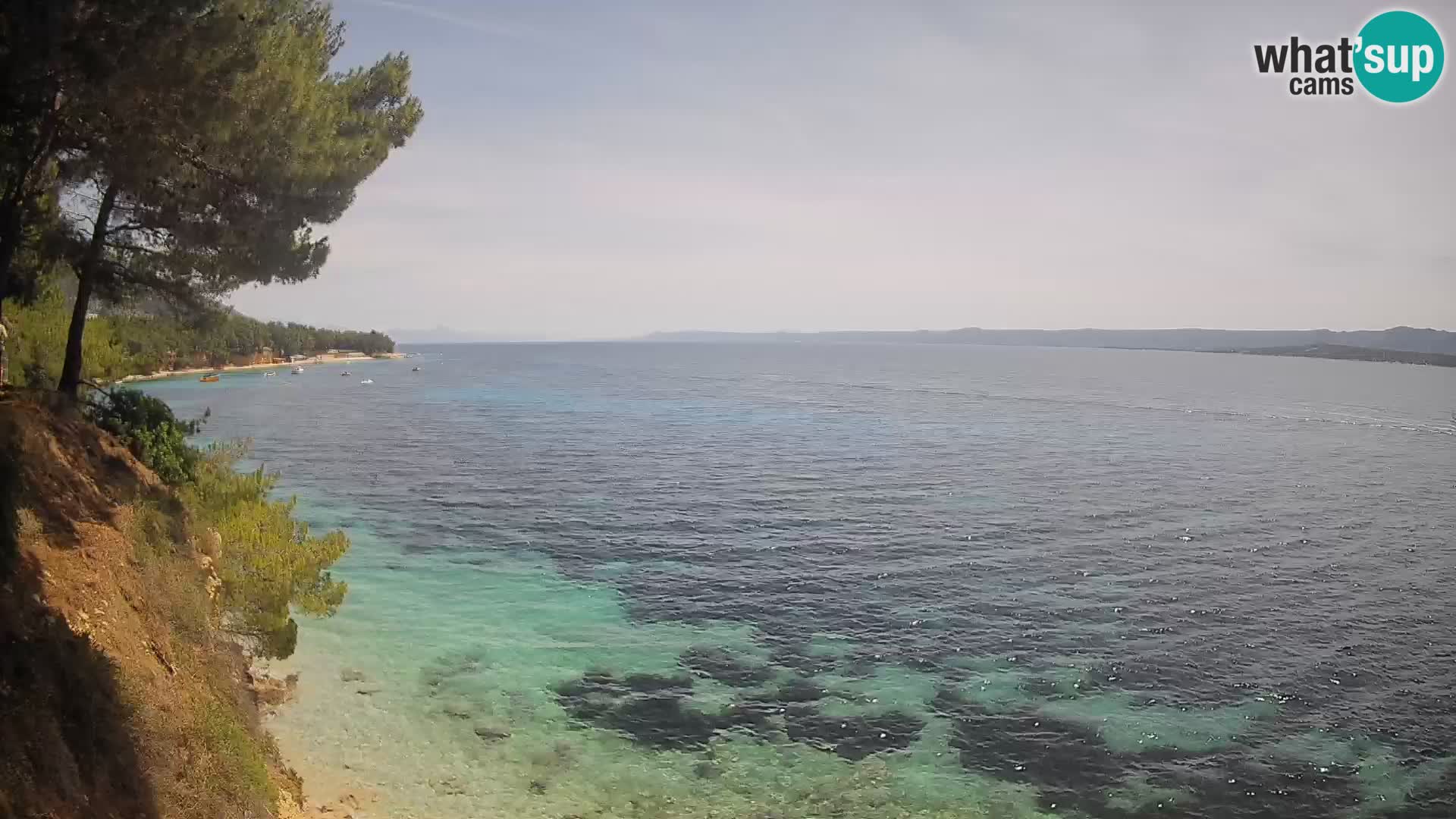 Webcam Strand Potočine Bol – Liveblick auf Borak Beach, Insel Brač