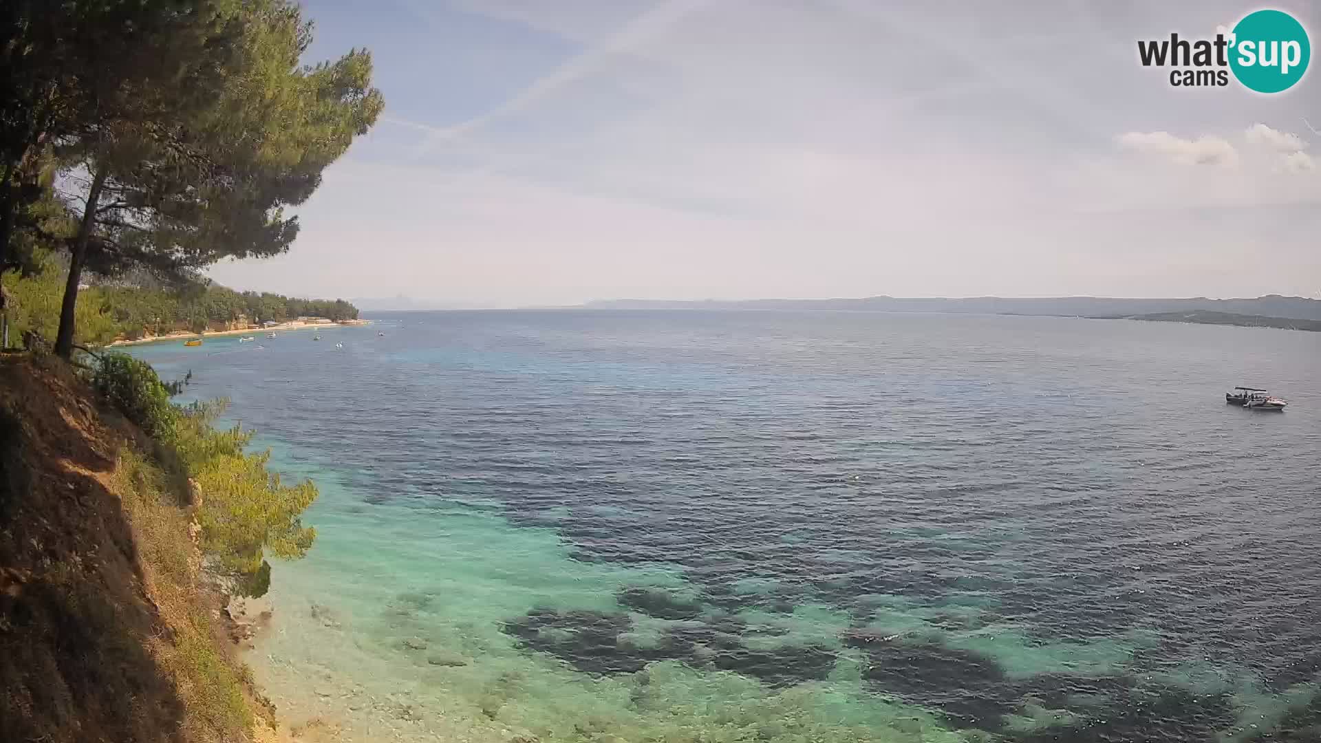 Webcam Strand Potočine Bol – Liveblick auf Borak Beach, Insel Brač