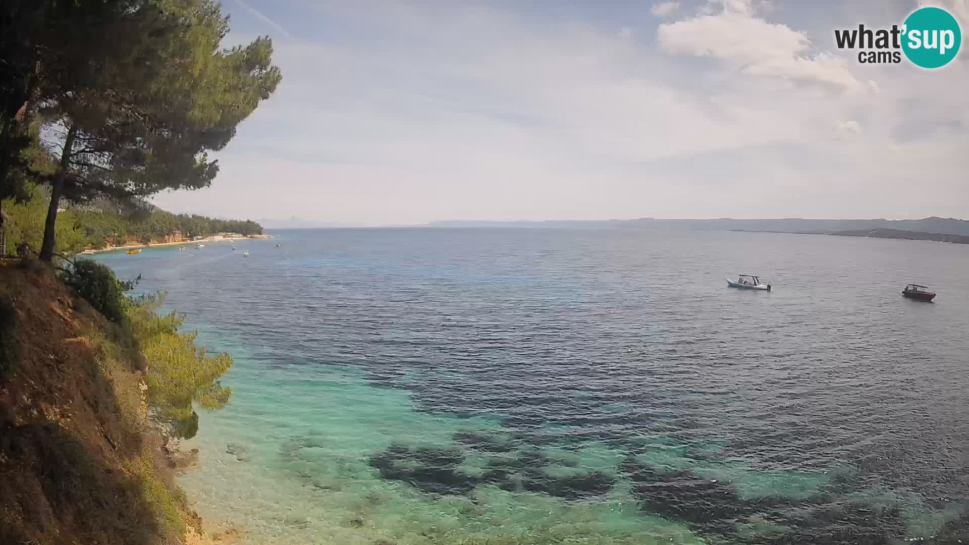 Webcam Strand Potočine Bol – Liveblick auf Borak Beach, Insel Brač