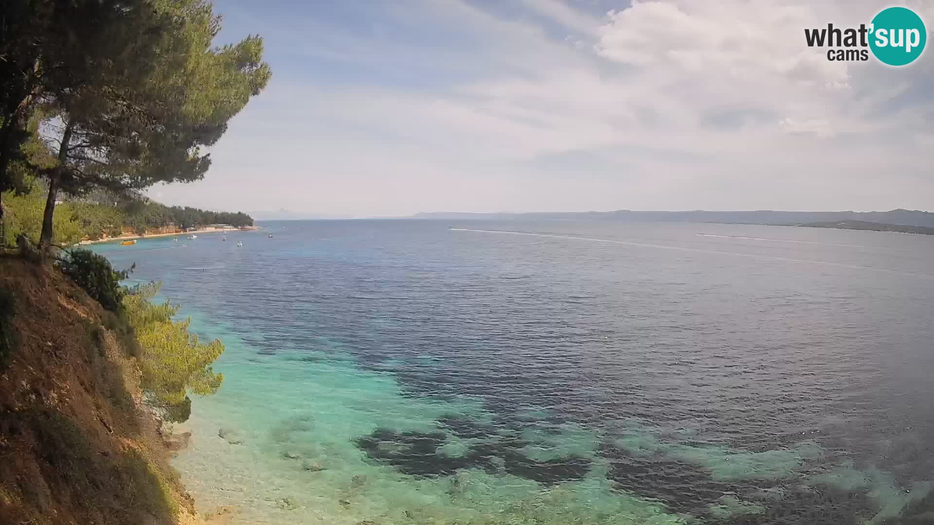 Webcam Potočine Beach Bol – Live View of Borak Beach, Brač Island