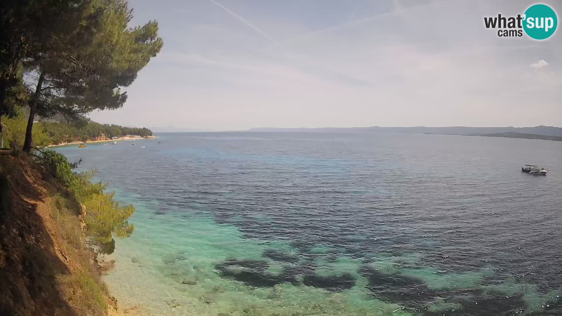 Webcam Strand Potočine Bol – Liveblick auf Borak Beach, Insel Brač