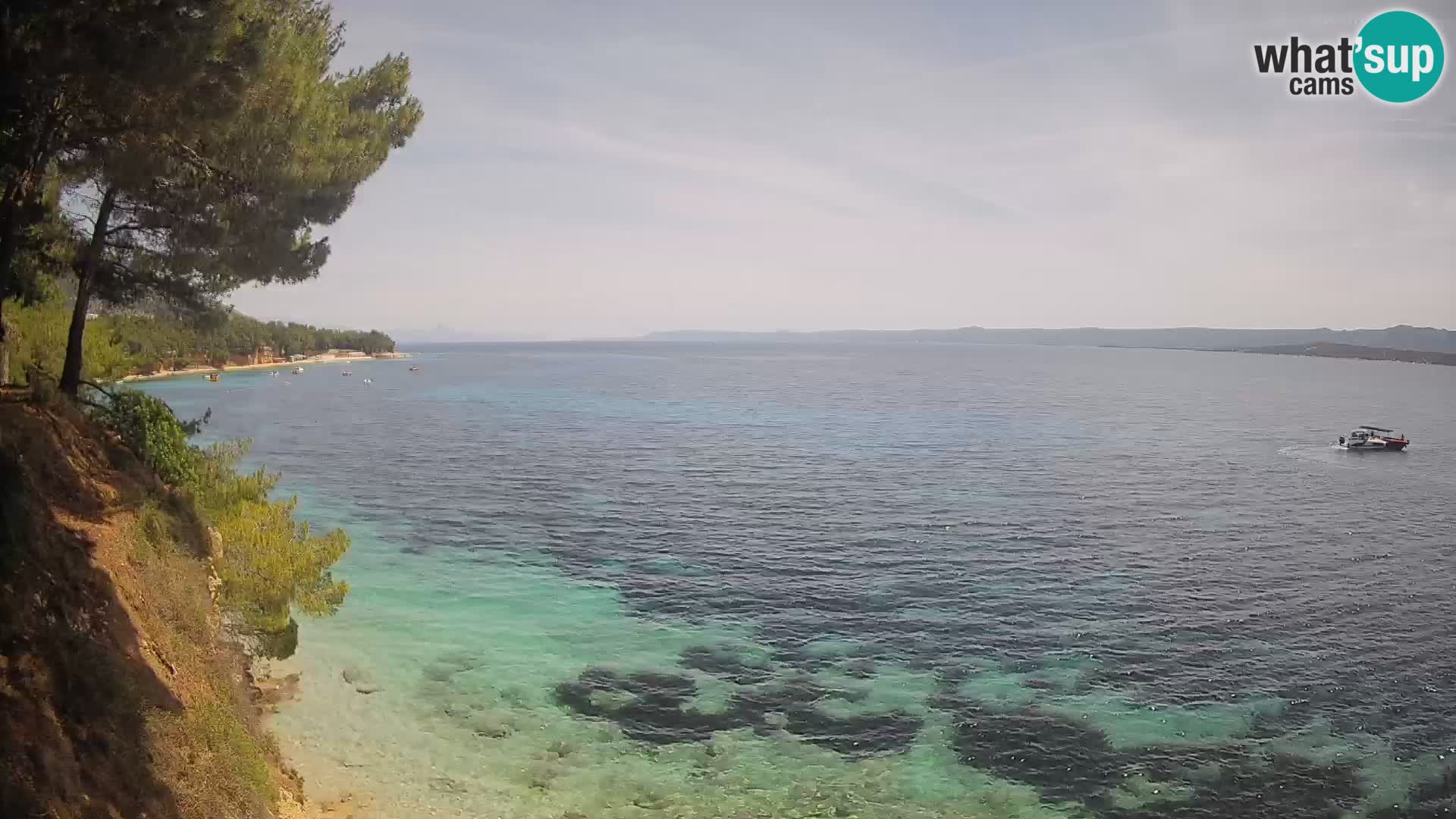 Webcam Strand Potočine Bol – Liveblick auf Borak Beach, Insel Brač