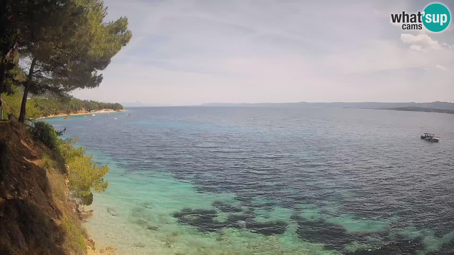 Webcam Potočine Beach Bol – Live View of Borak Beach, Brač Island