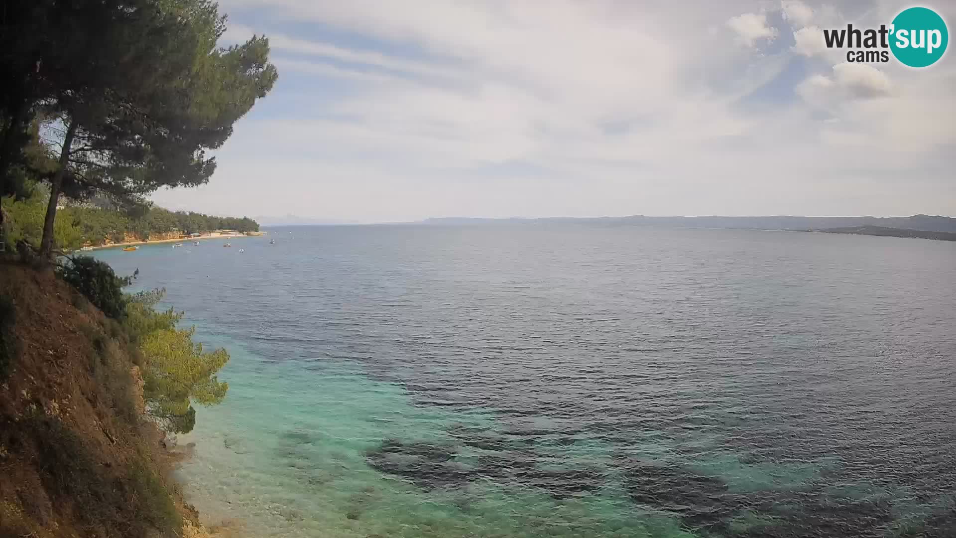 Webcam Strand Potočine Bol – Liveblick auf Borak Beach, Insel Brač