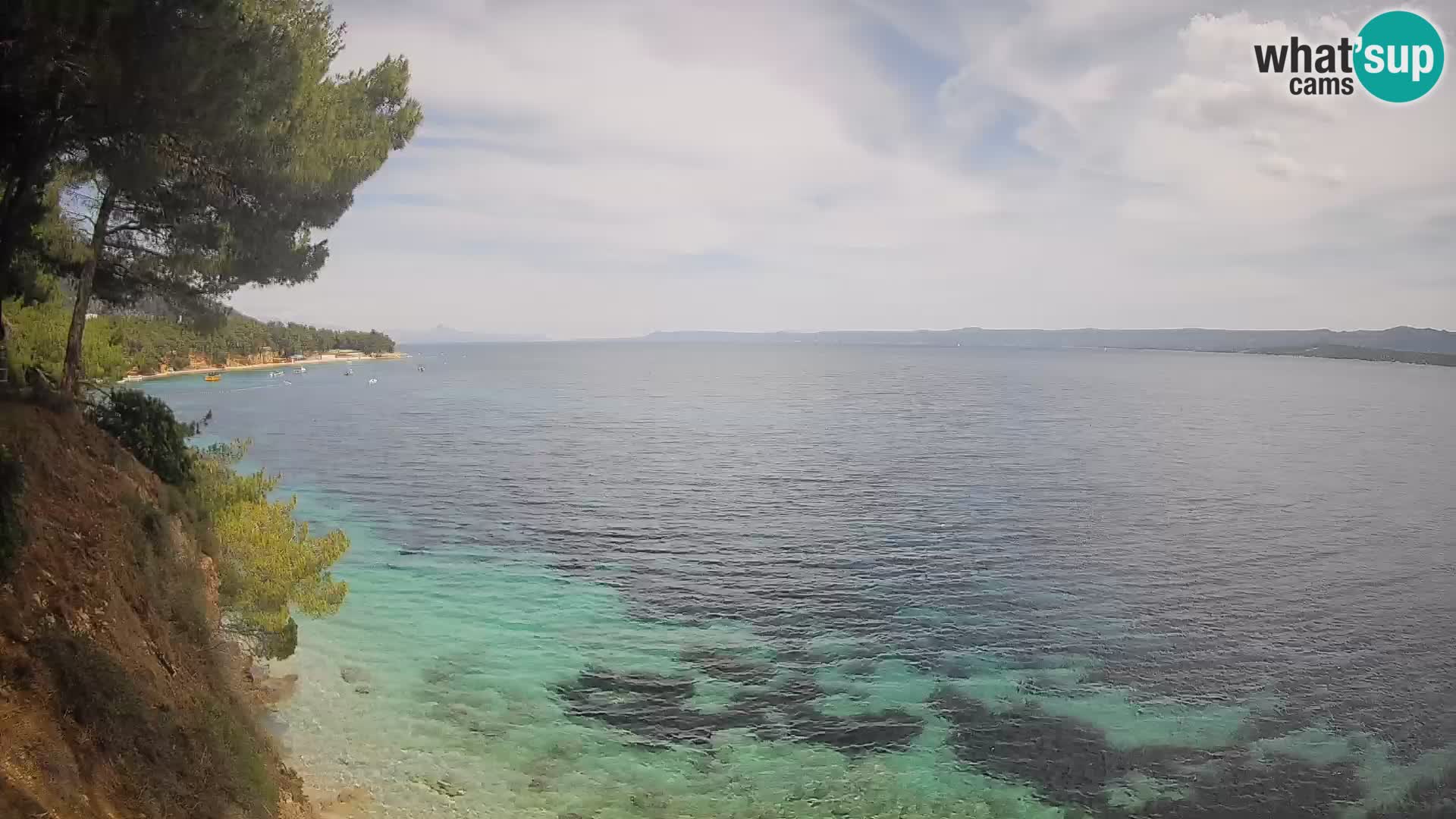 Webcam Potočine Beach Bol – Live View of Borak Beach, Brač Island
