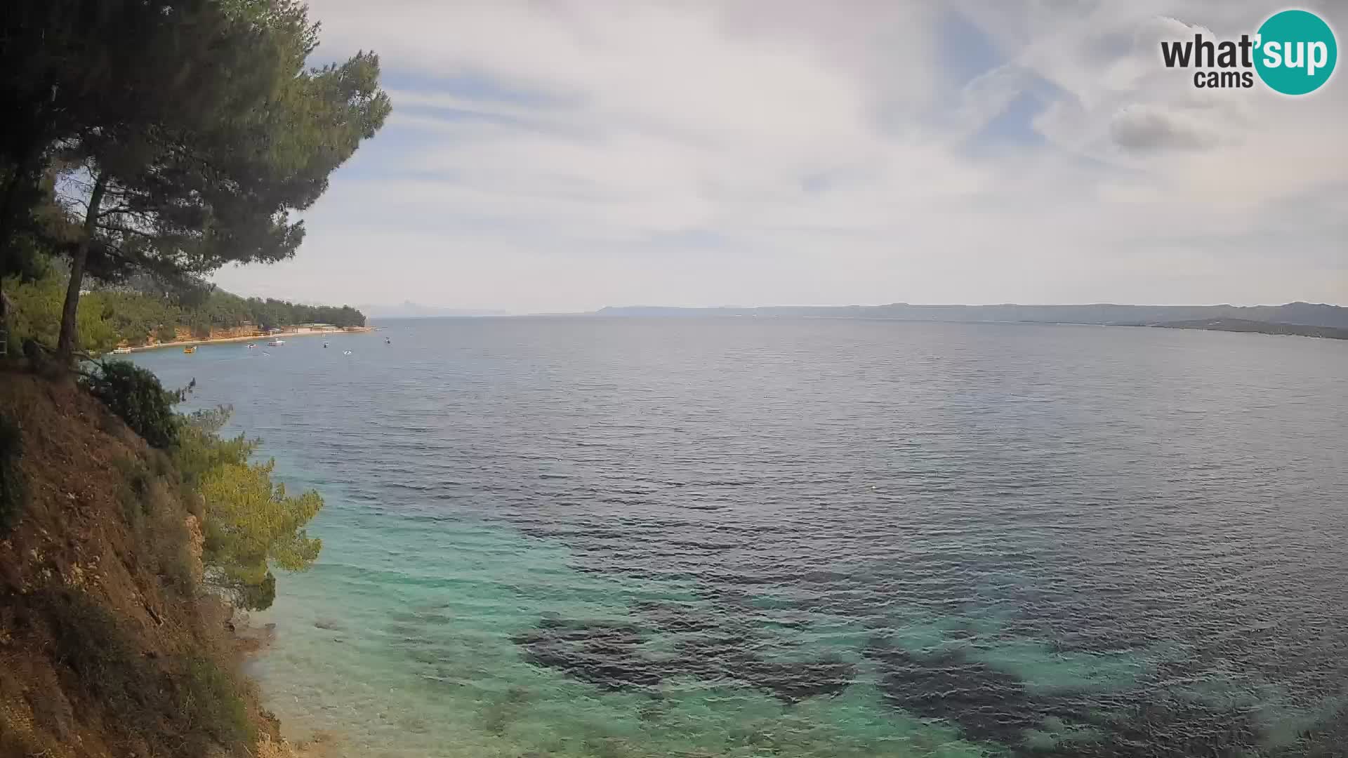 Webcam Potočine Beach Bol – Live View of Borak Beach, Brač Island