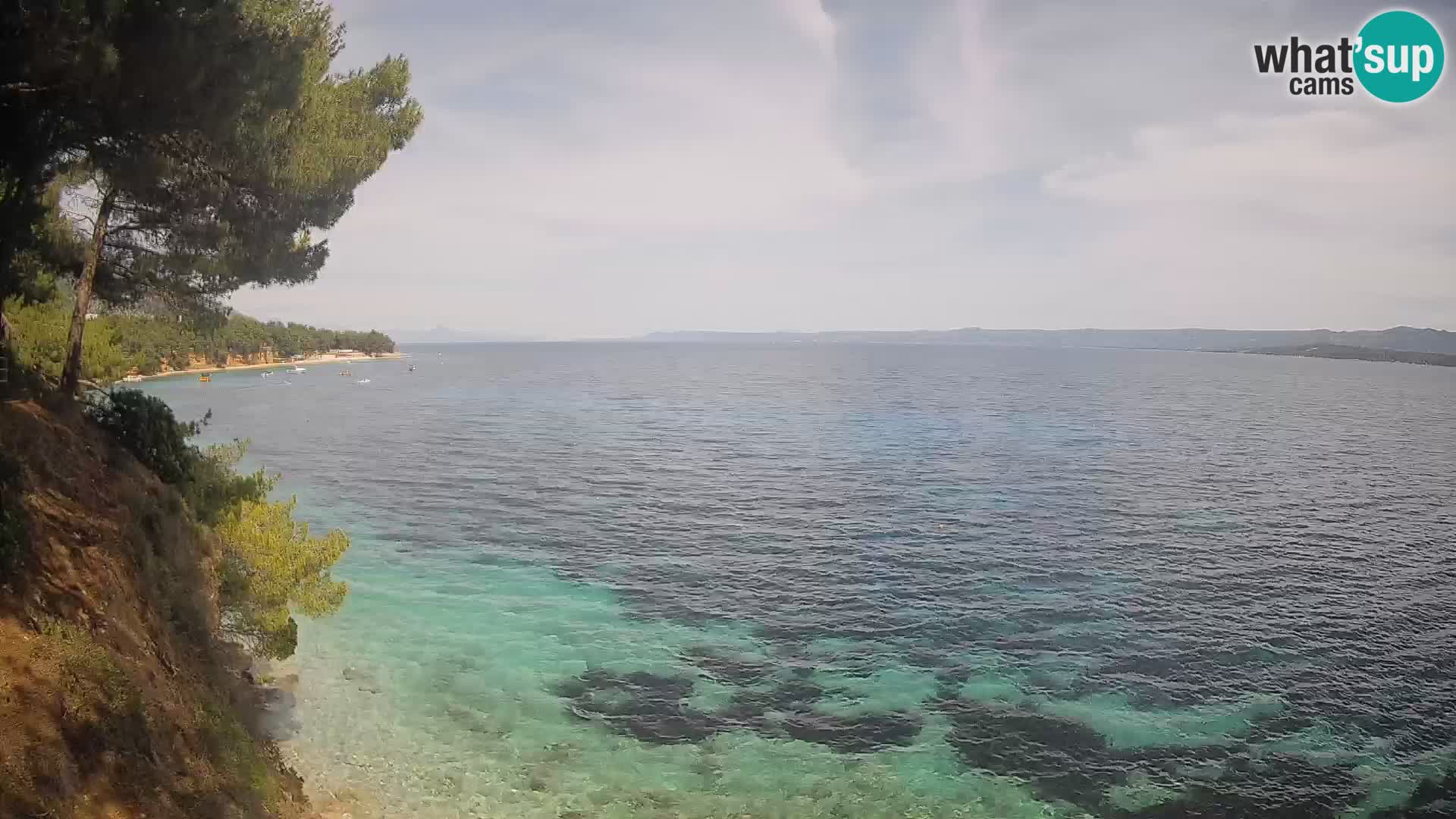 Webcam Playa Potočine Bol – Vista en vivo de Borak Beach, Isla de Brač