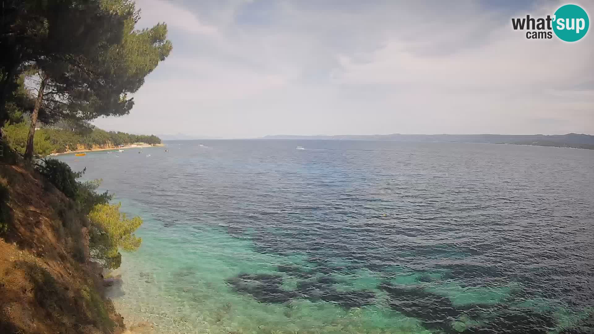 Webcam Potočine Beach Bol – Live View of Borak Beach, Brač Island