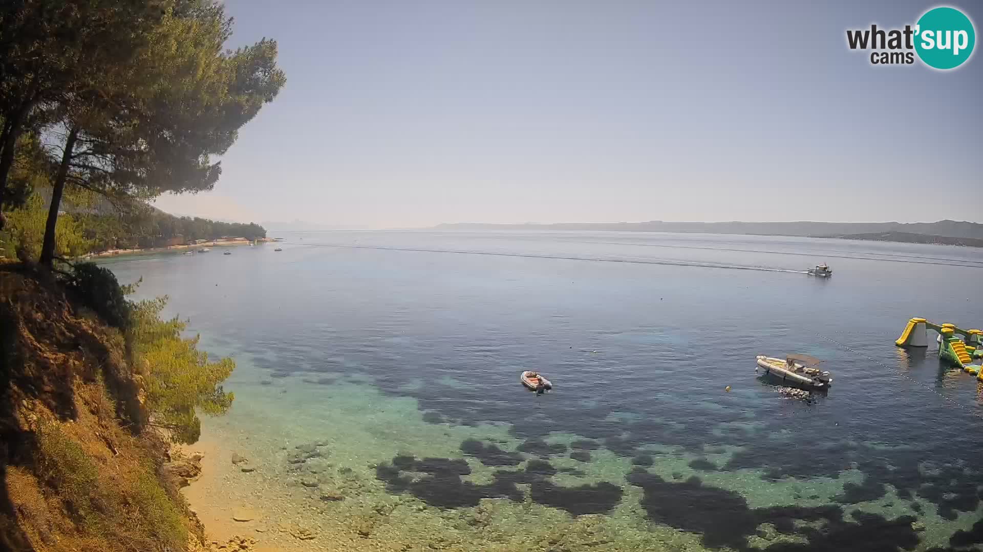 Webcam Potočine Beach Bol – Live View of Borak Beach, Brač Island