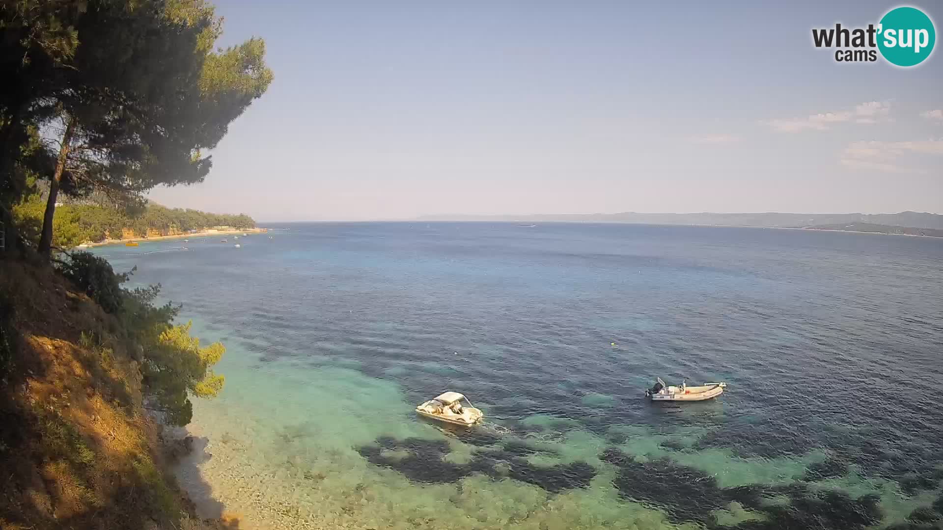 Webcam Potočine Beach Bol – Live View of Borak Beach, Brač Island
