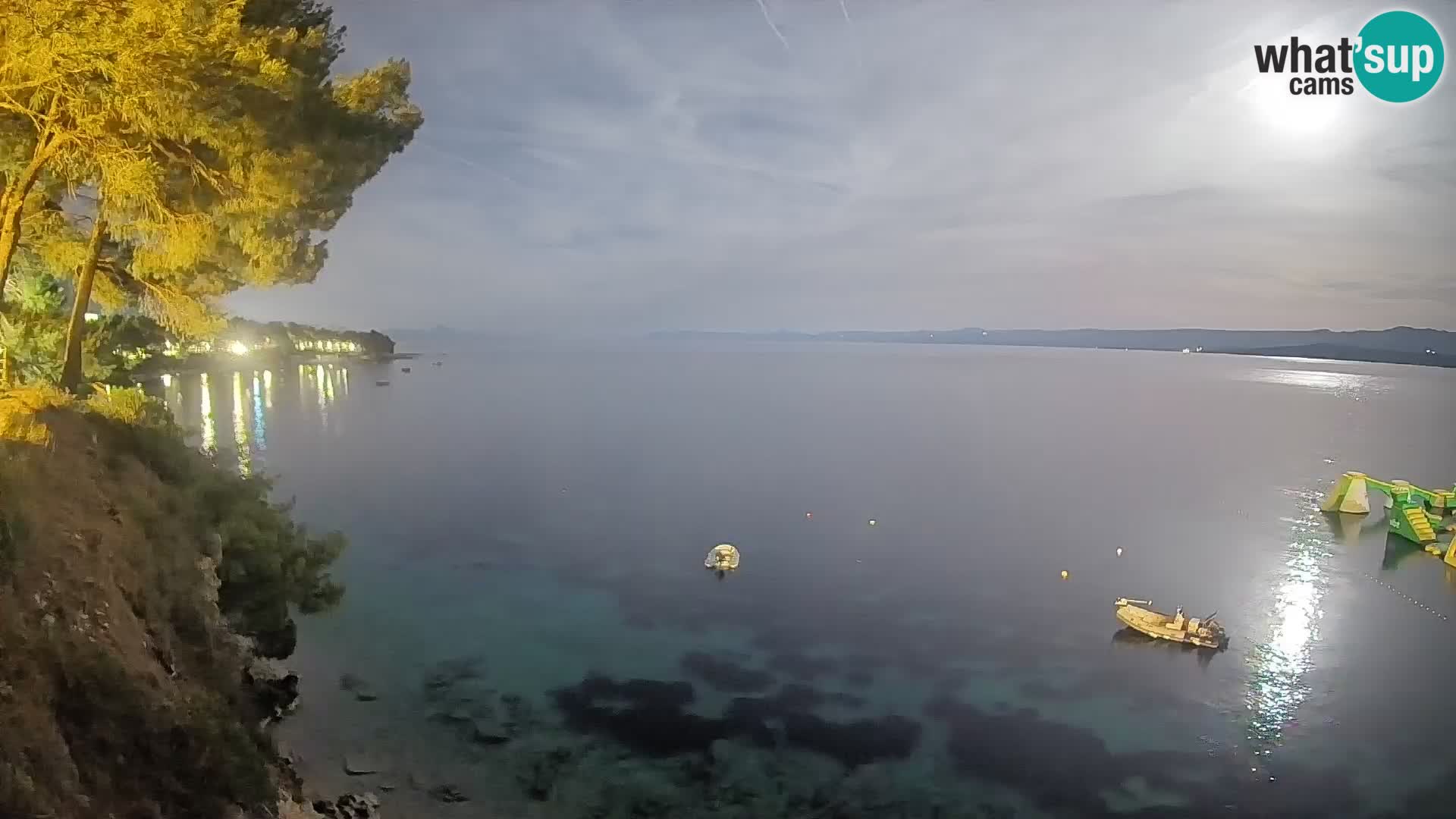 Webcam Potočine Beach Bol – Live View of Borak Beach, Brač Island