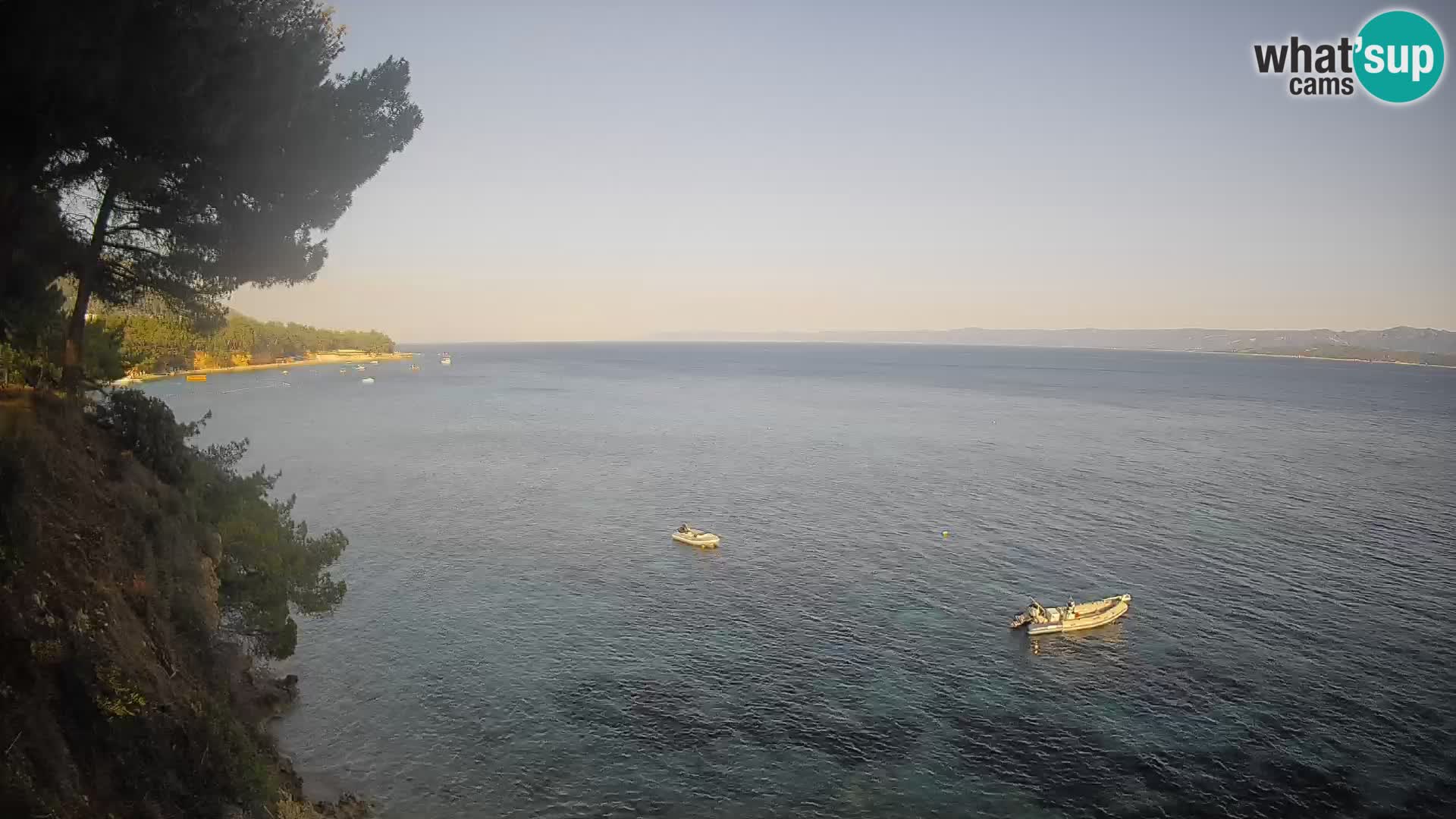 Webcam plage Potočine Bol – Vue en direct sur Borak Beach, île de Brač