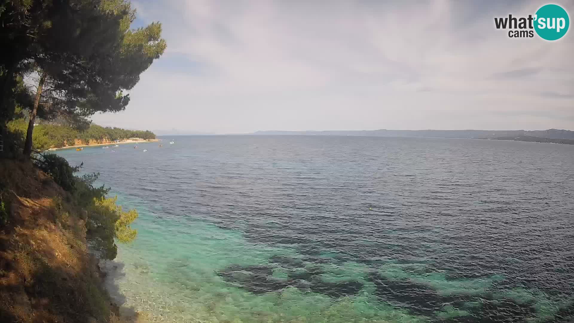 Webcam Strand Potočine Bol – Liveblick auf Borak Beach, Insel Brač