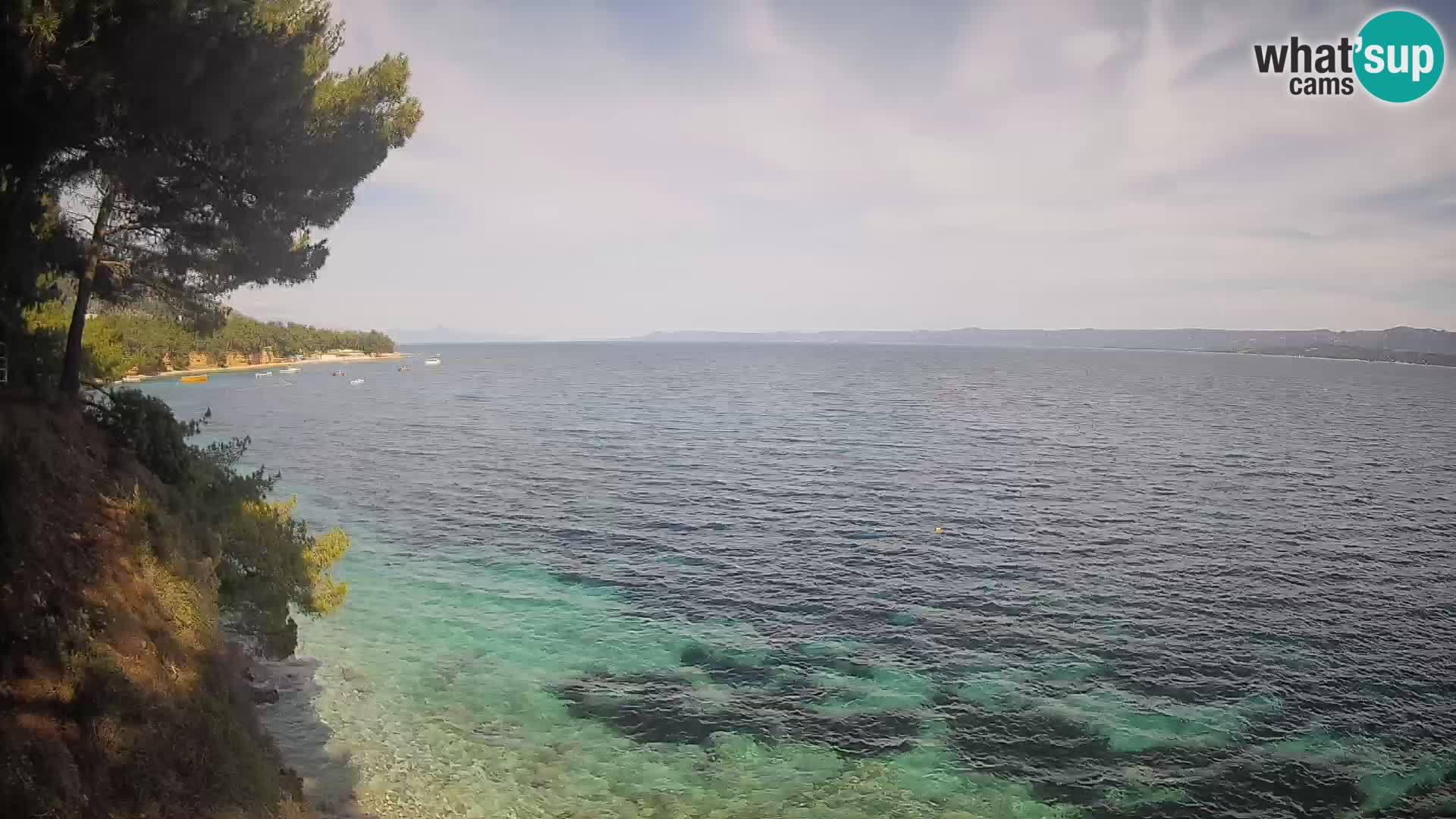 Webcam Potočine Beach Bol – Live View of Borak Beach, Brač Island