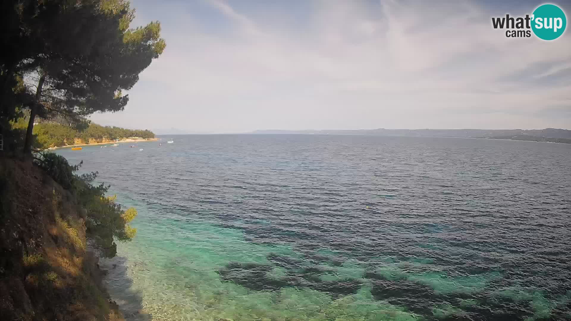 Webcam Potočine Beach Bol – Live View of Borak Beach, Brač Island