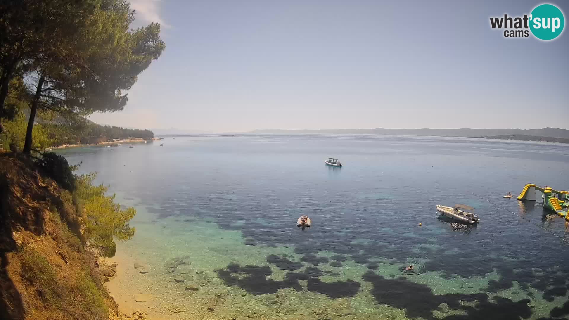 Webcam Potočine Beach Bol – Live View of Borak Beach, Brač Island