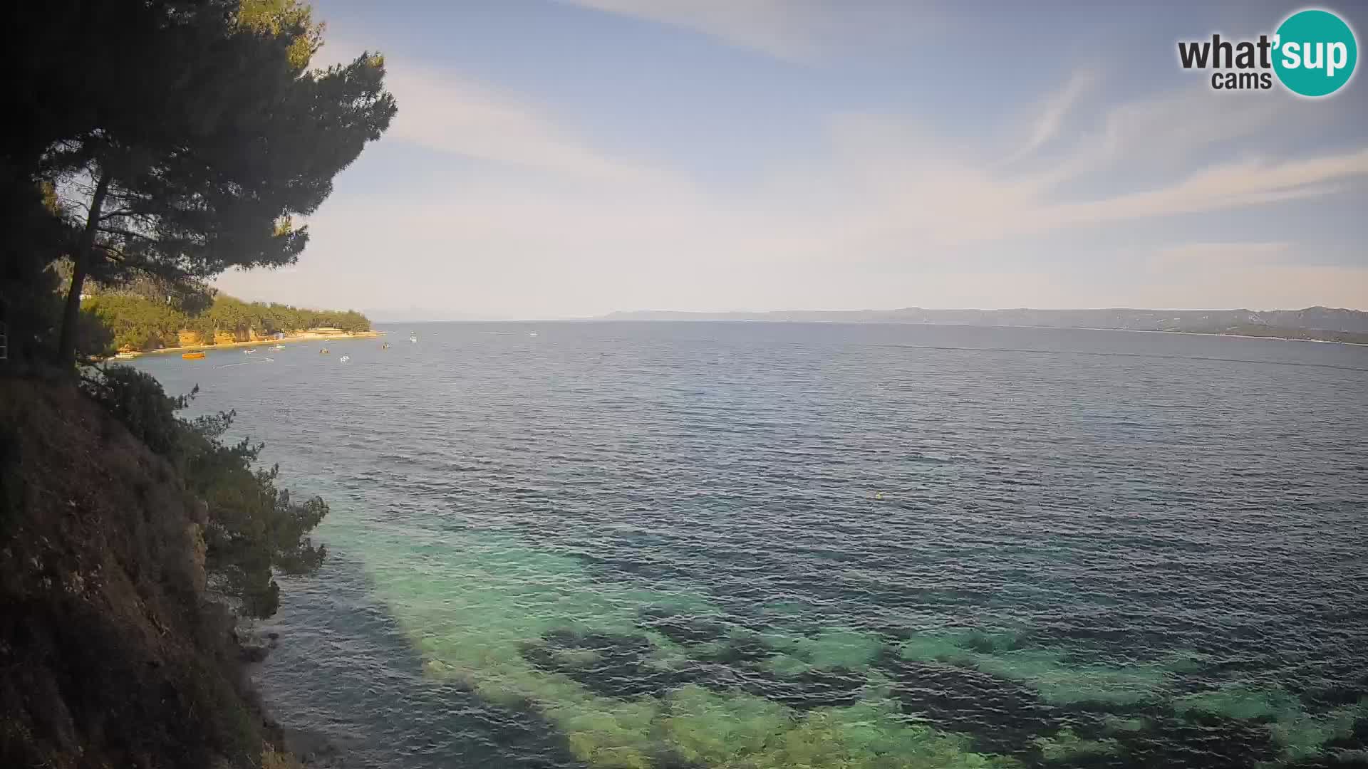 Webcam Strand Potočine Bol – Liveblick auf Borak Beach, Insel Brač