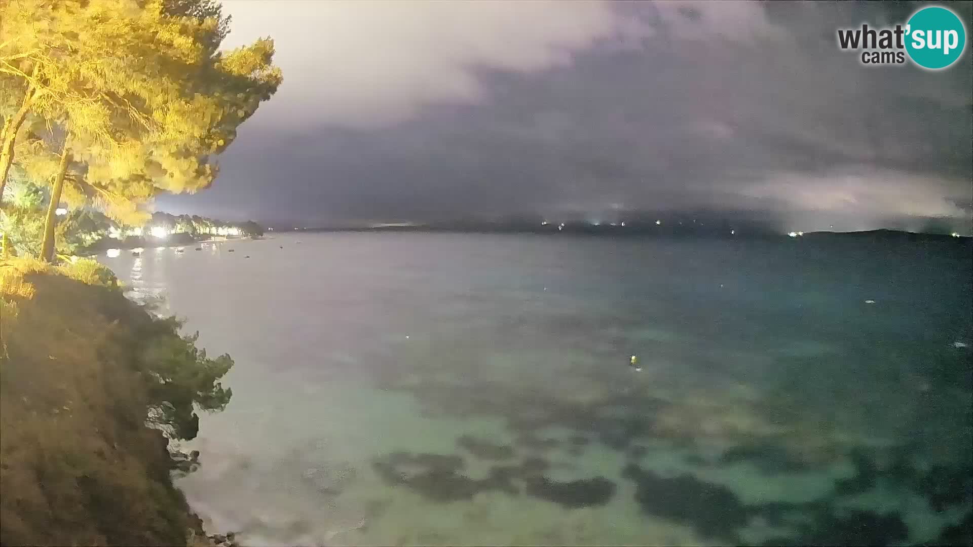 Webcam Potočine Beach Bol – Live View of Borak Beach, Brač Island