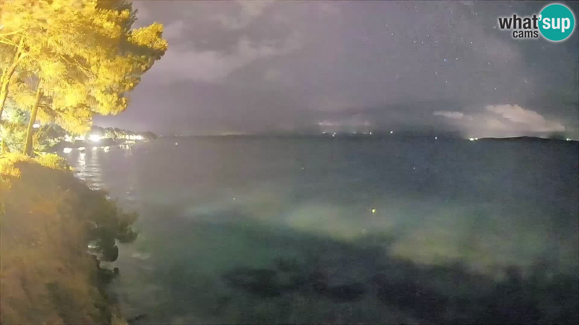 Web kamera Potočine Bol – Pogled uživo na plažu Borak, otok Brač
