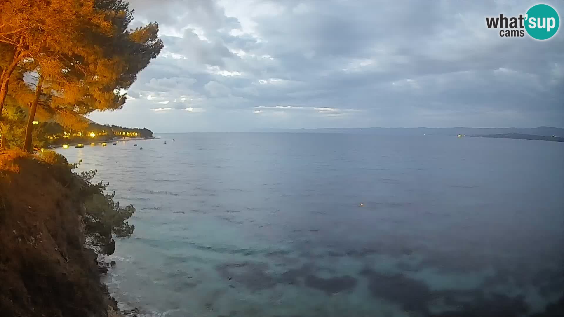 Webcam plage Potočine Bol – Vue en direct sur Borak Beach, île de Brač