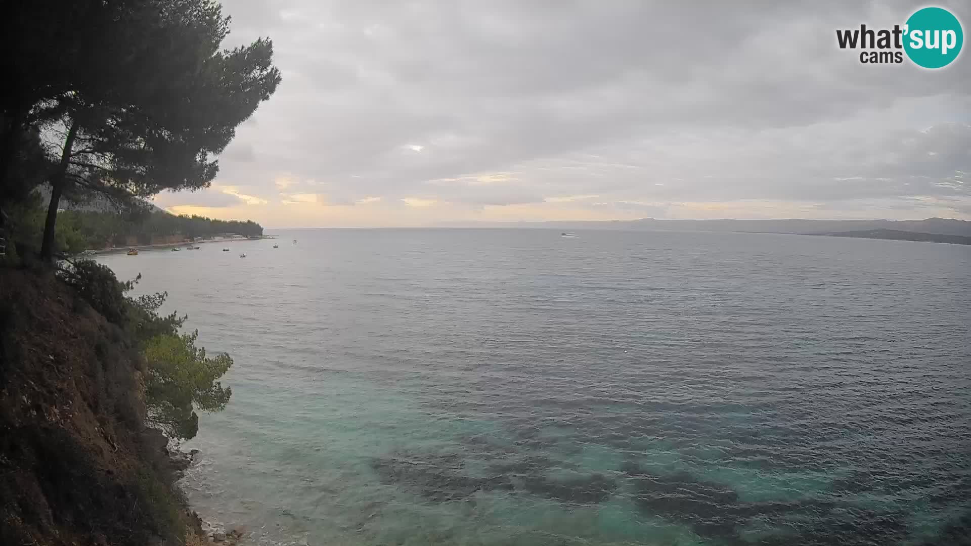 Webcam Potočine Beach Bol – Live View of Borak Beach, Brač Island