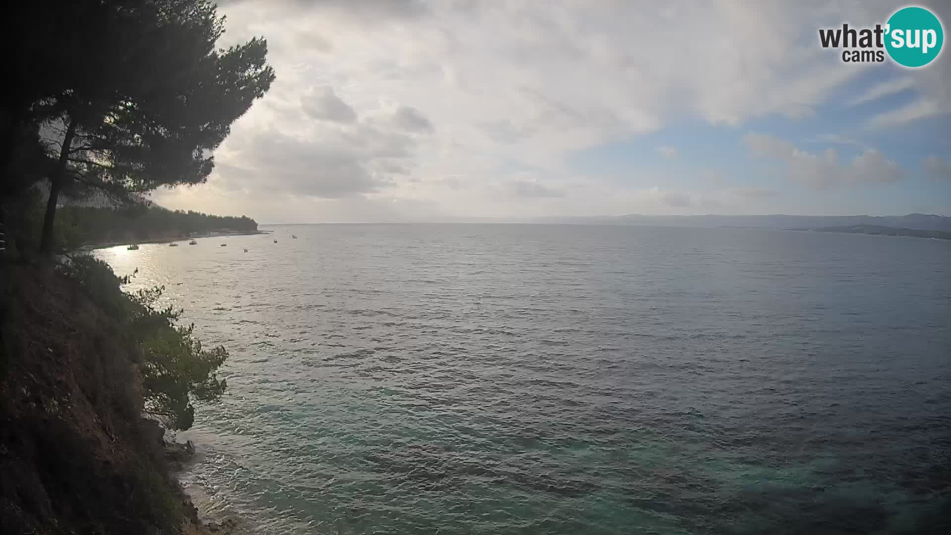 Webcam Playa Potočine Bol – Vista en vivo de Borak Beach, Isla de Brač
