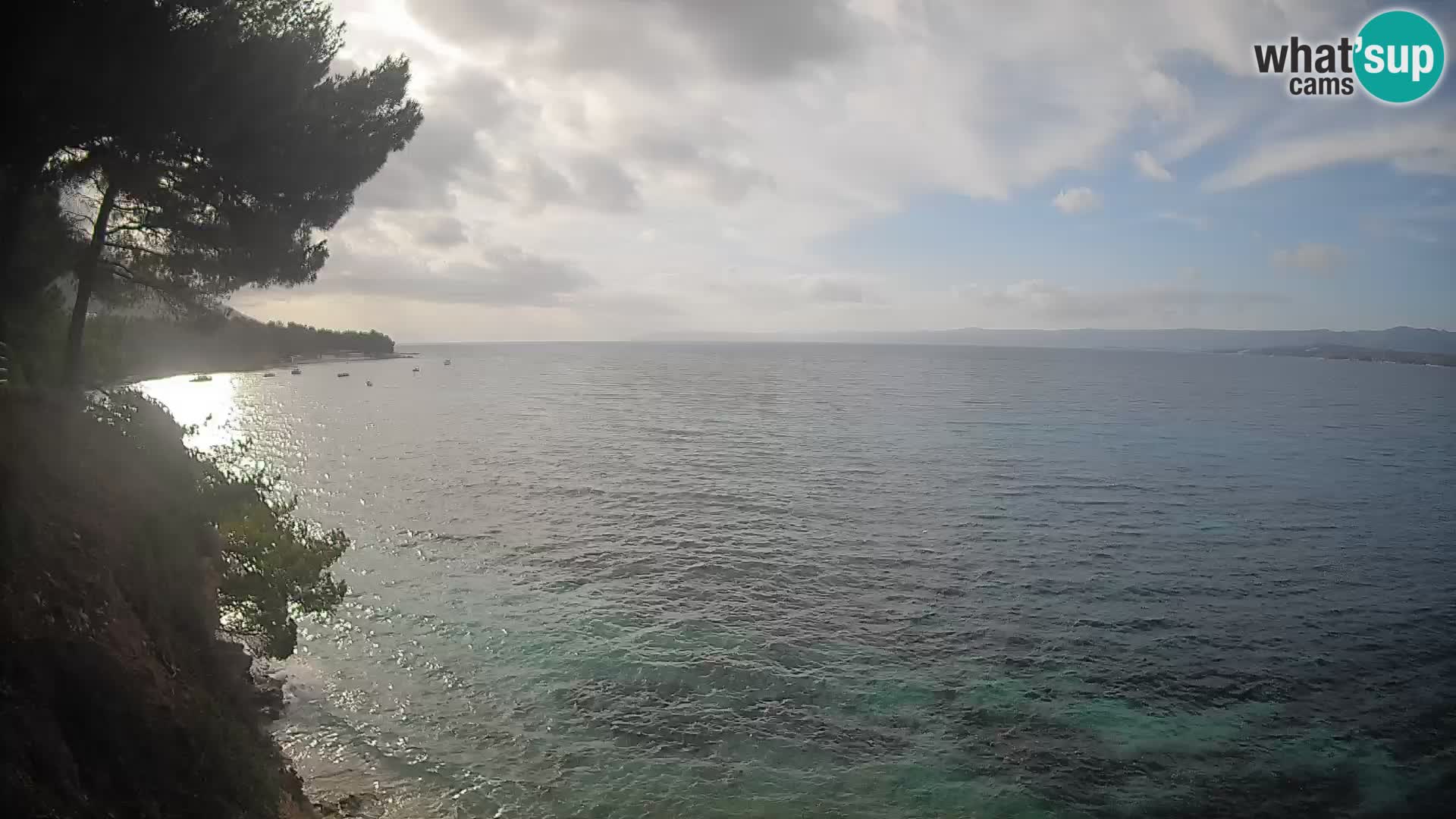 Web kamera Potočine Bol – Pogled uživo na plažu Borak, otok Brač