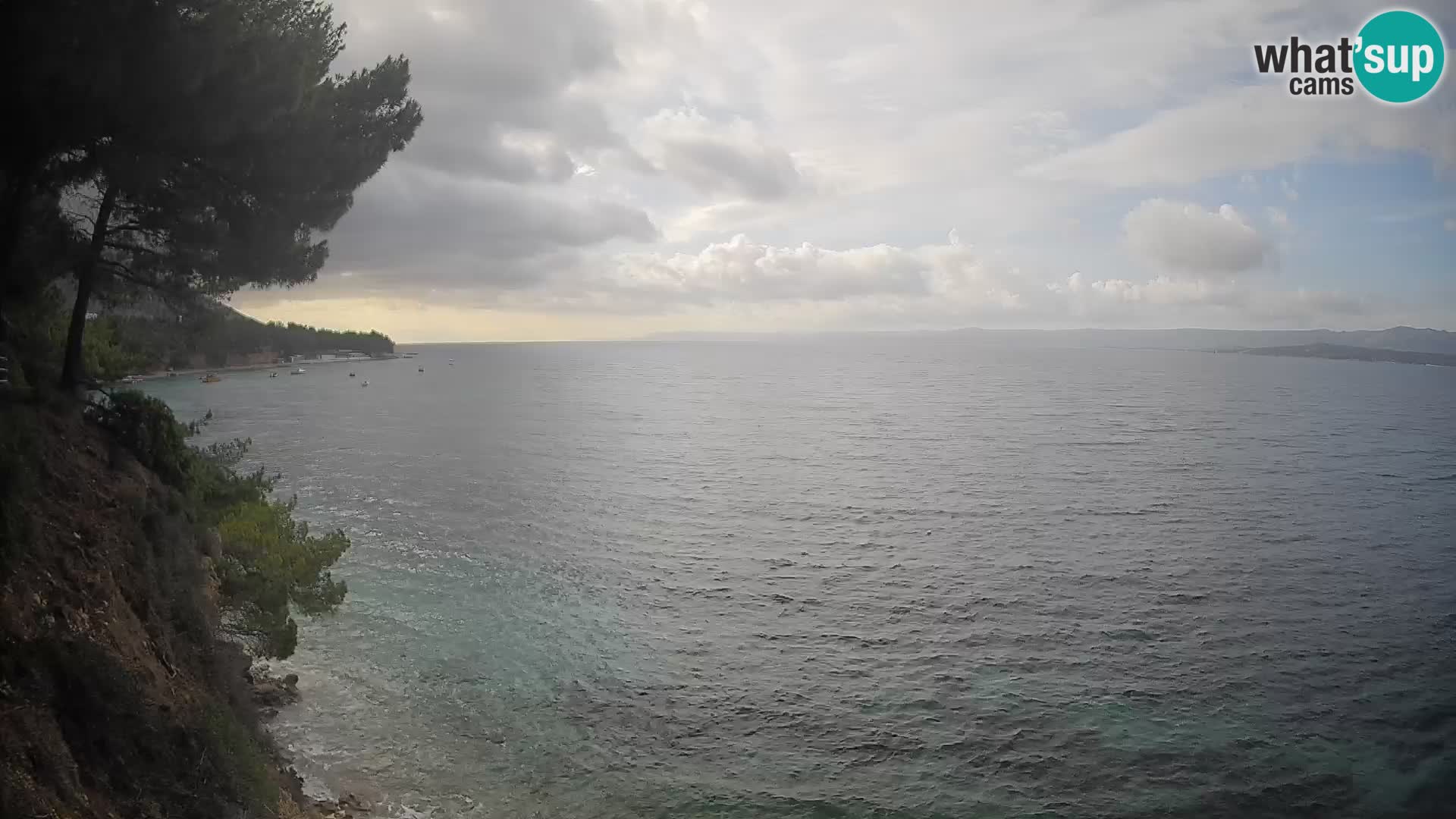 Webcam Spiaggia Potočine Bol – Vista live sulla spiaggia Borak, Isola di Brač