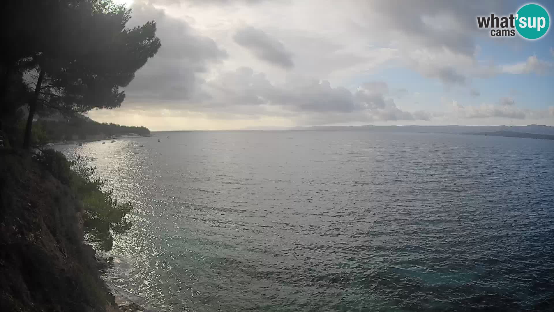 Webcam Spiaggia Potočine Bol – Vista live sulla spiaggia Borak, Isola di Brač