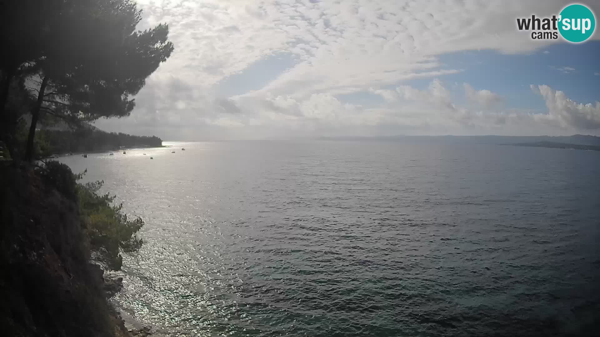 Webcam Spiaggia Potočine Bol – Vista live sulla spiaggia Borak, Isola di Brač