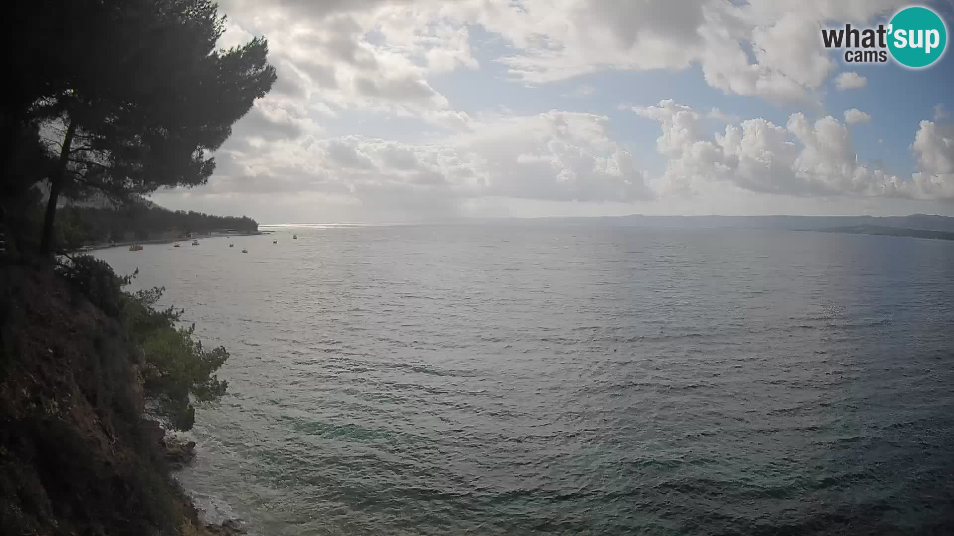 Webcam Spiaggia Potočine Bol – Vista live sulla spiaggia Borak, Isola di Brač