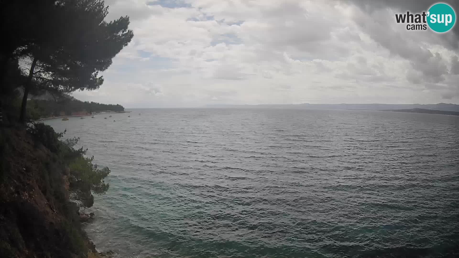 Webcam Potočine Beach Bol – Live View of Borak Beach, Brač Island