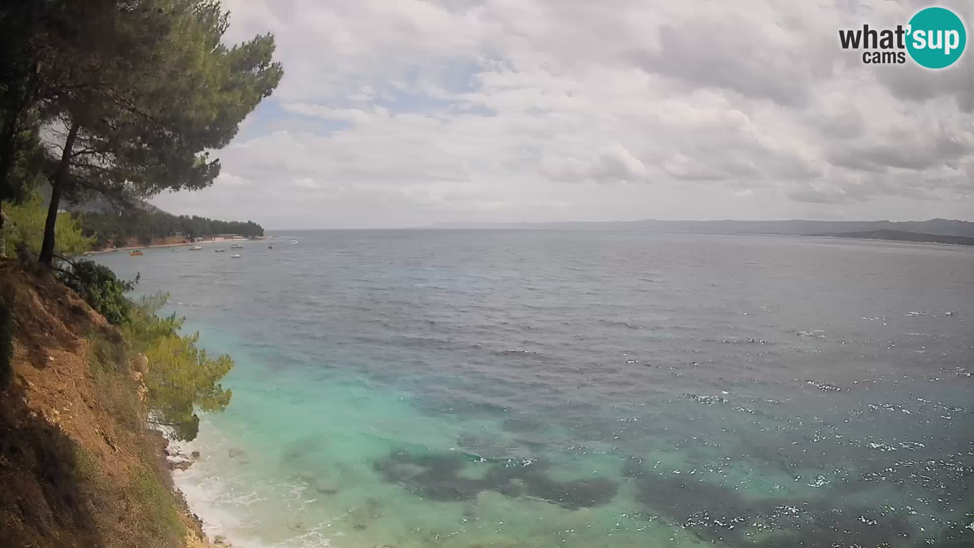 Webcam Playa Potočine Bol – Vista en vivo de Borak Beach, Isla de Brač
