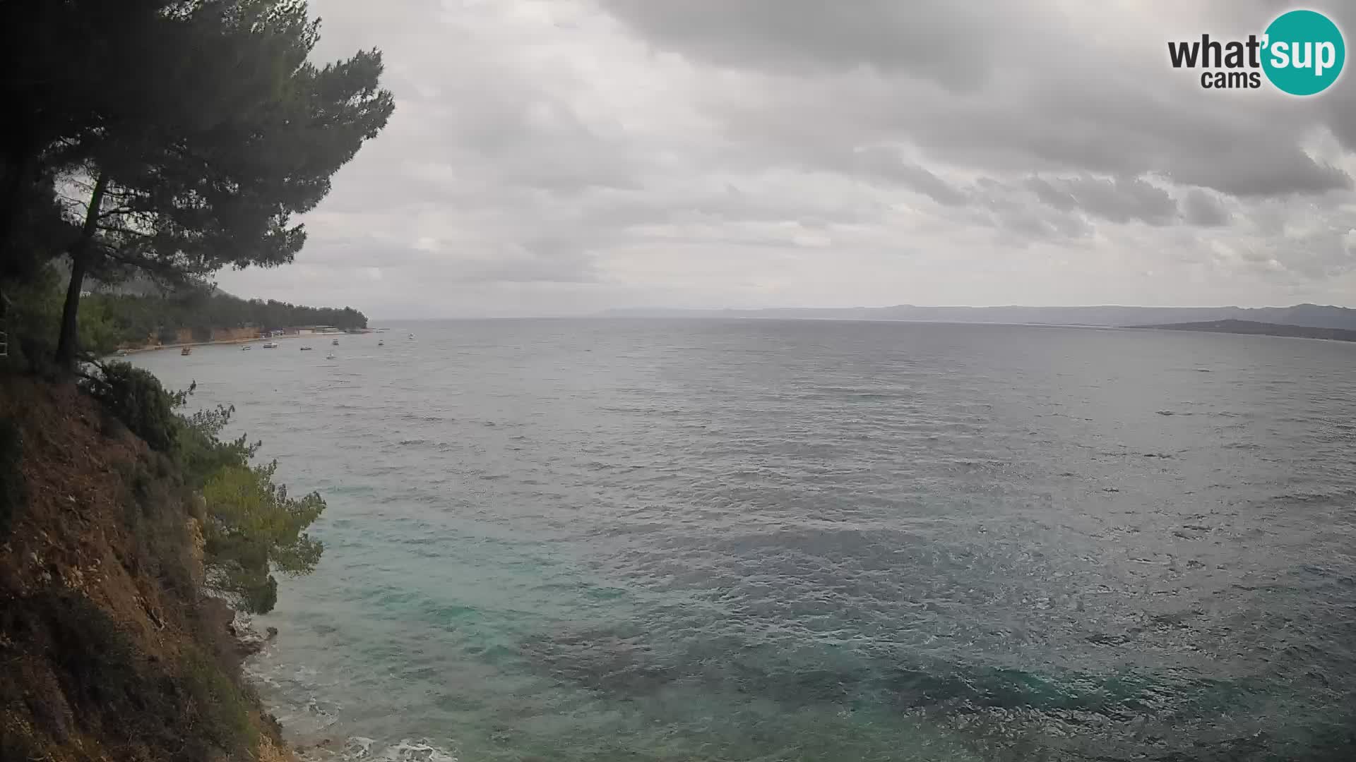 Webcam Potočine Beach Bol – Live View of Borak Beach, Brač Island