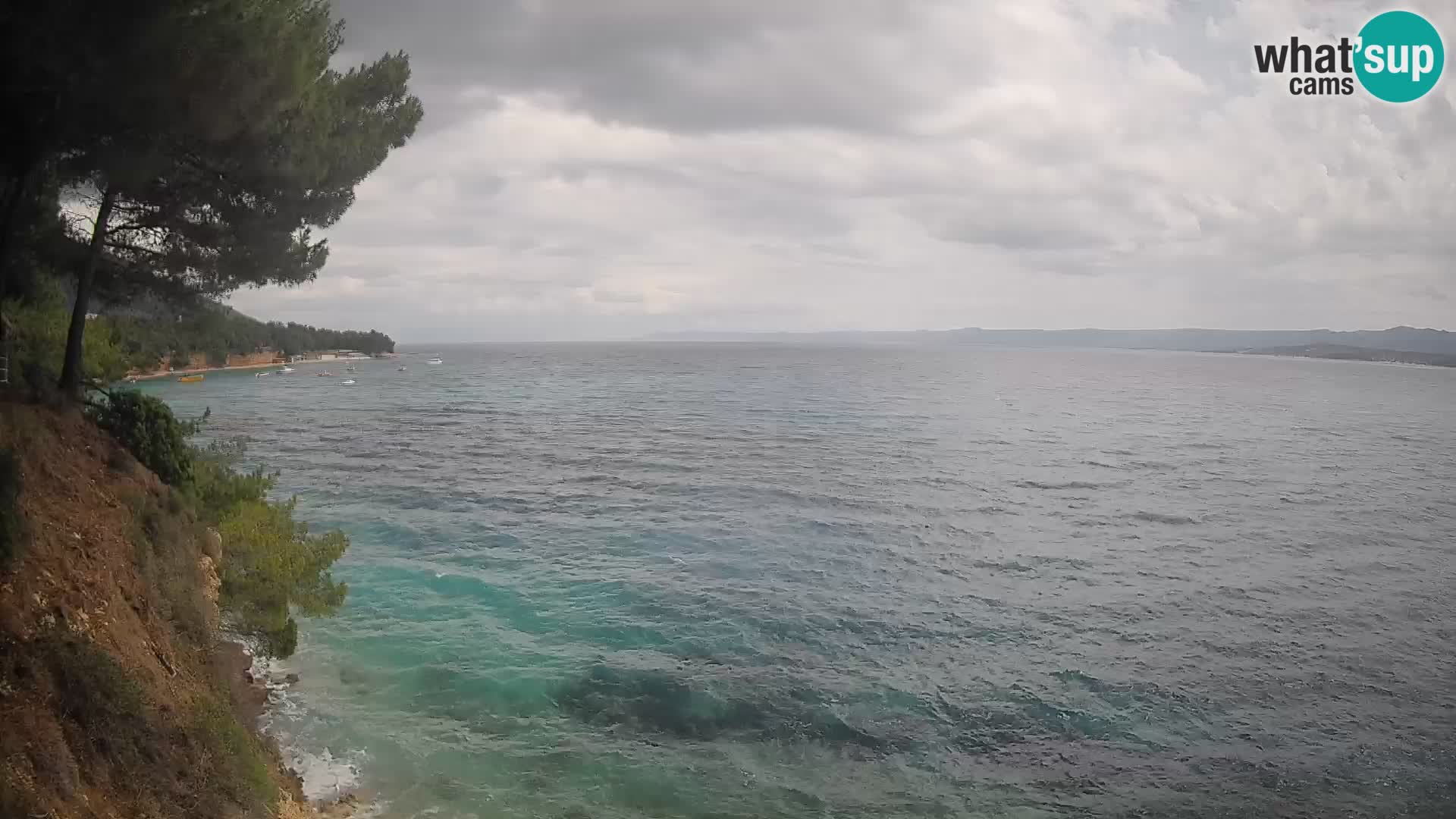 Webcam Playa Potočine Bol – Vista en vivo de Borak Beach, Isla de Brač