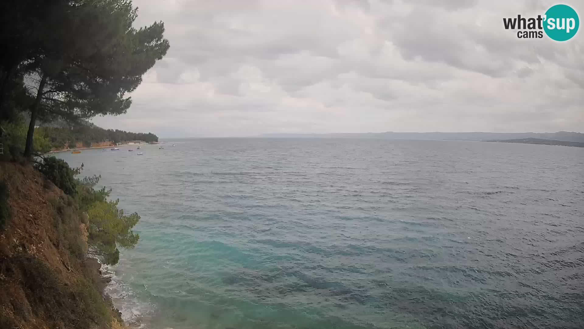 Web kamera Potočine Bol – Pogled uživo na plažu Borak, otok Brač