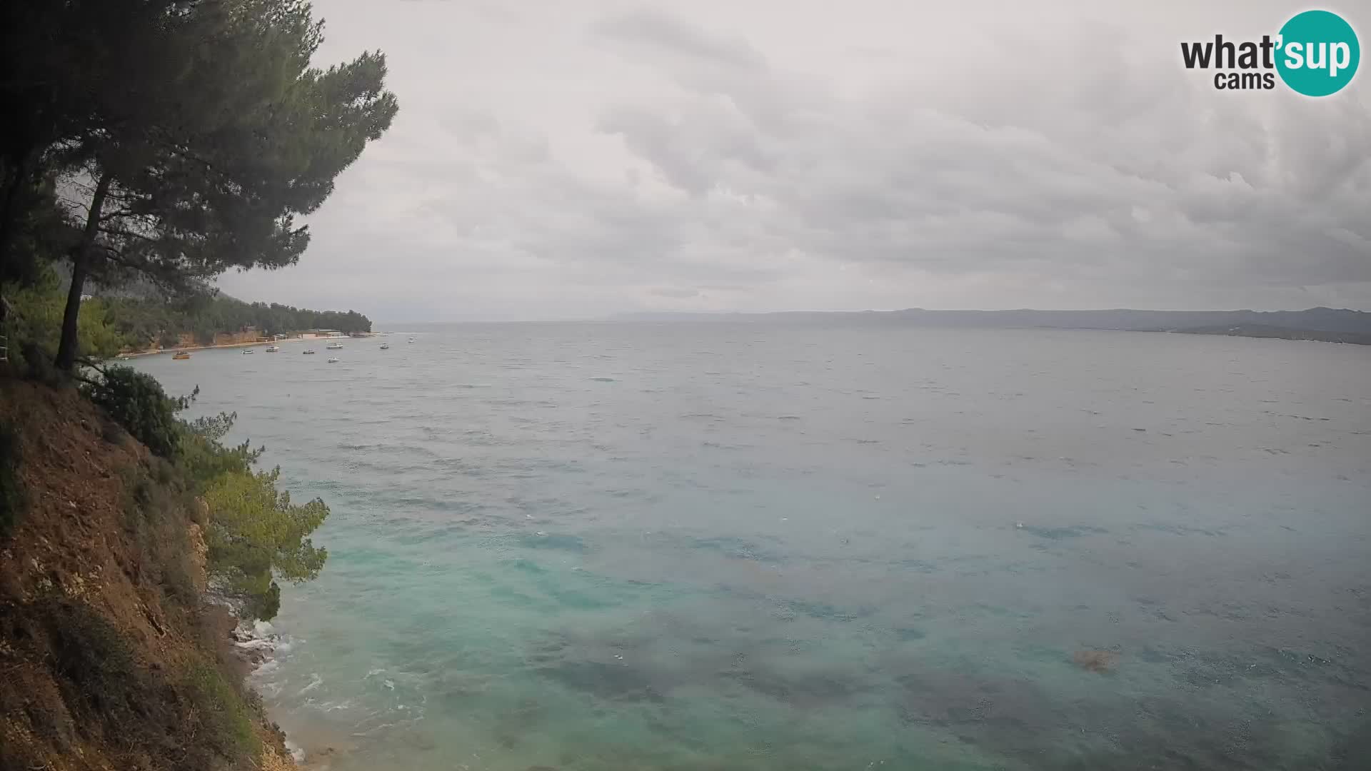 Webcam Potočine Beach Bol – Live View of Borak Beach, Brač Island