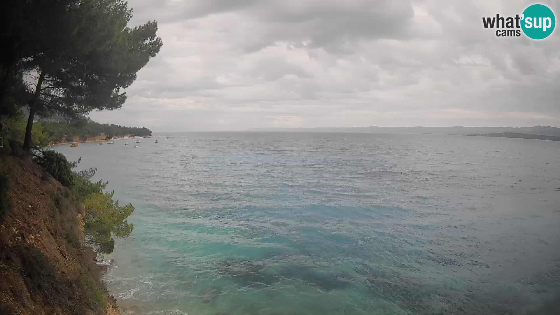 Web kamera Potočine Bol – Pogled uživo na plažu Borak, otok Brač