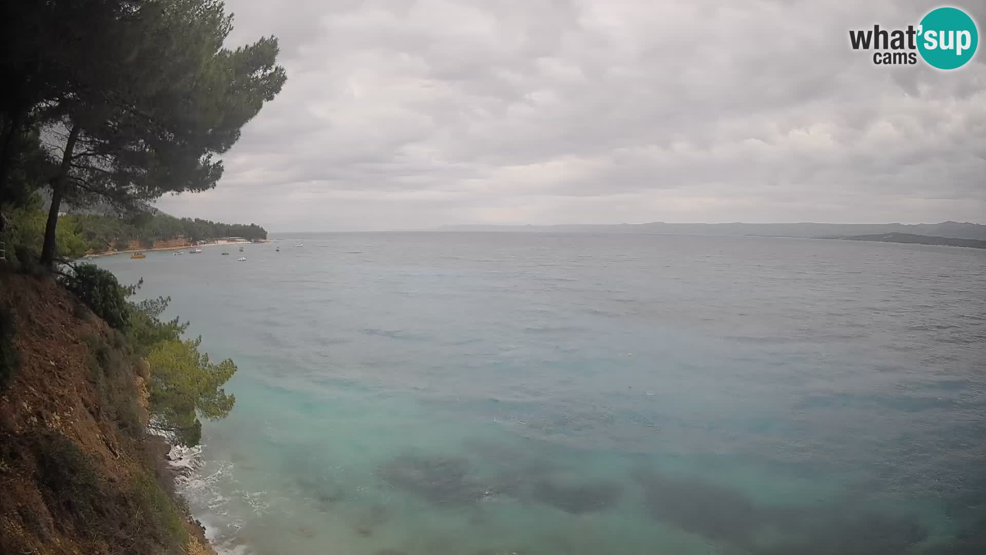 Webcam Strand Potočine Bol – Liveblick auf Borak Beach, Insel Brač
