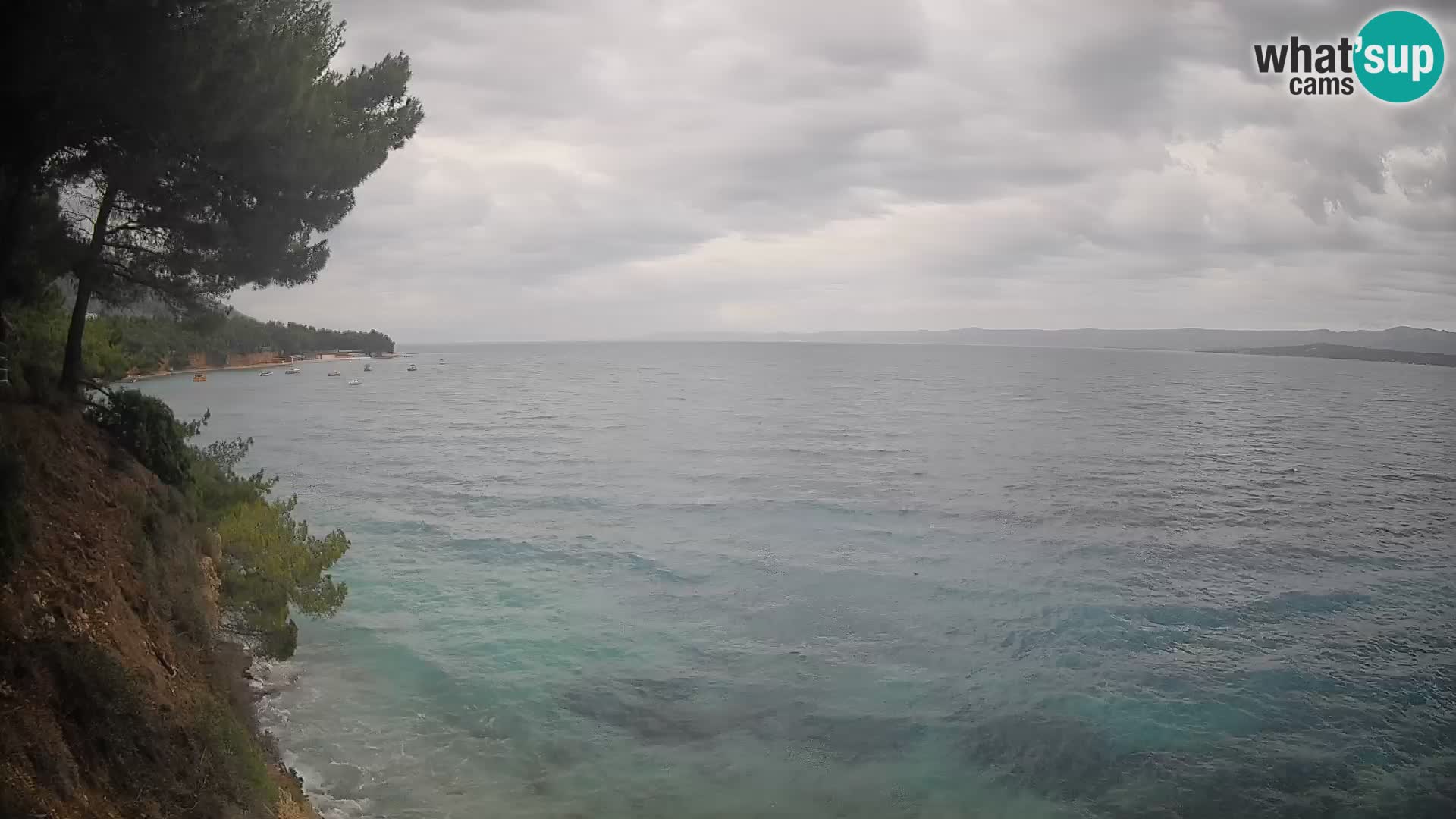 Webcam Potočine Beach Bol – Live View of Borak Beach, Brač Island