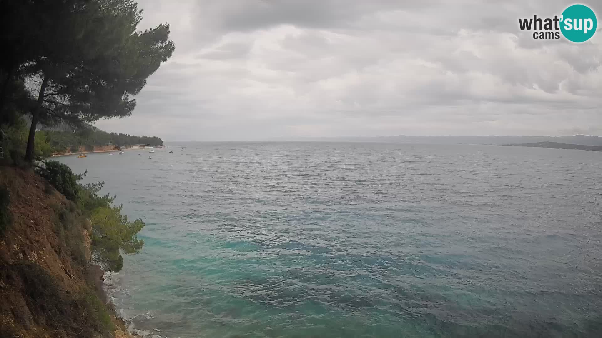 Webcam plage Potočine Bol – Vue en direct sur Borak Beach, île de Brač