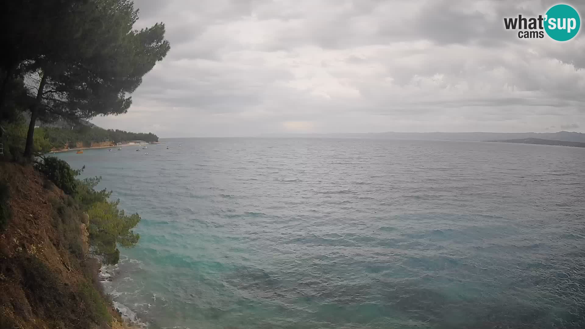 Web kamera Potočine Bol – Pogled uživo na plažu Borak, otok Brač