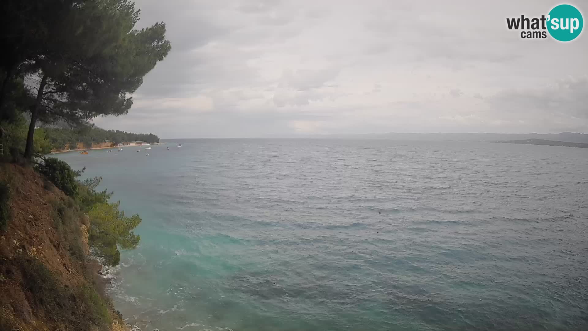 Webcam Playa Potočine Bol – Vista en vivo de Borak Beach, Isla de Brač