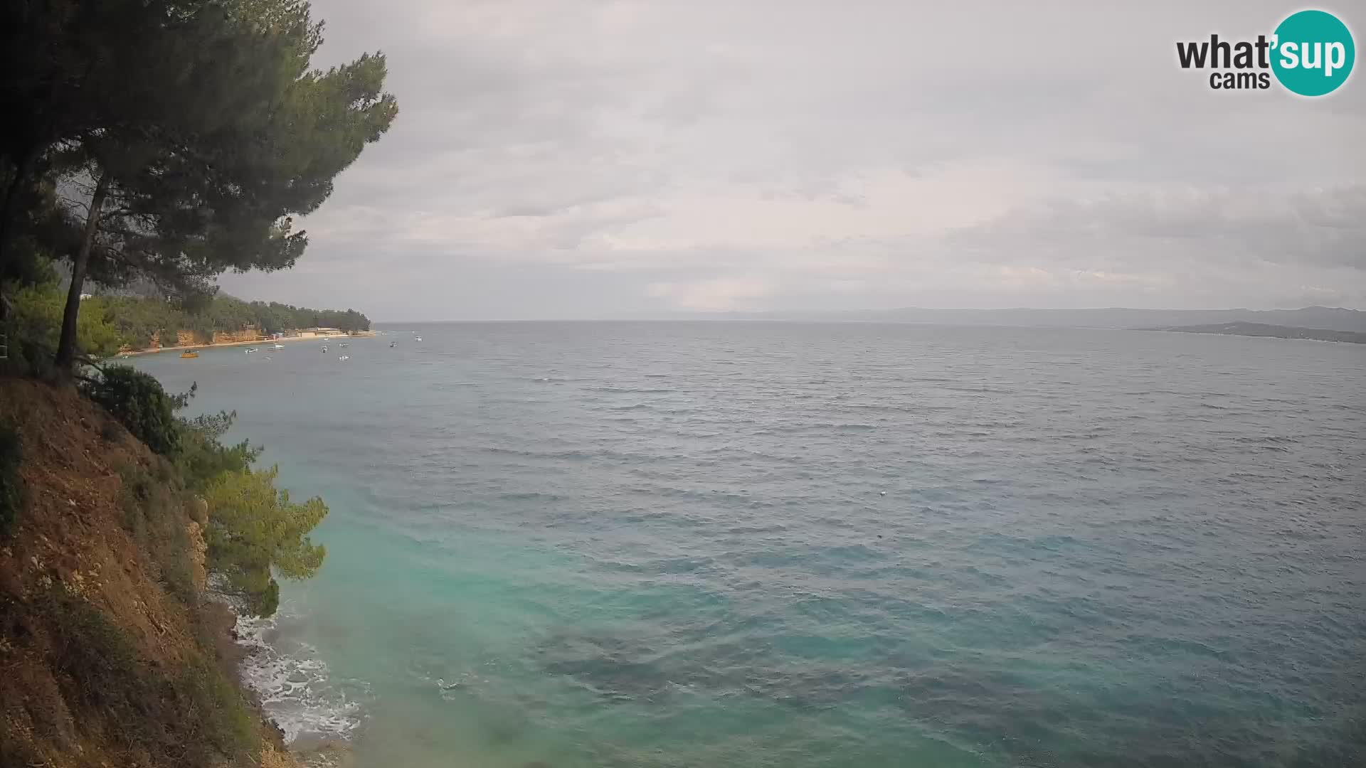 Webcam Potočine Beach Bol – Live View of Borak Beach, Brač Island