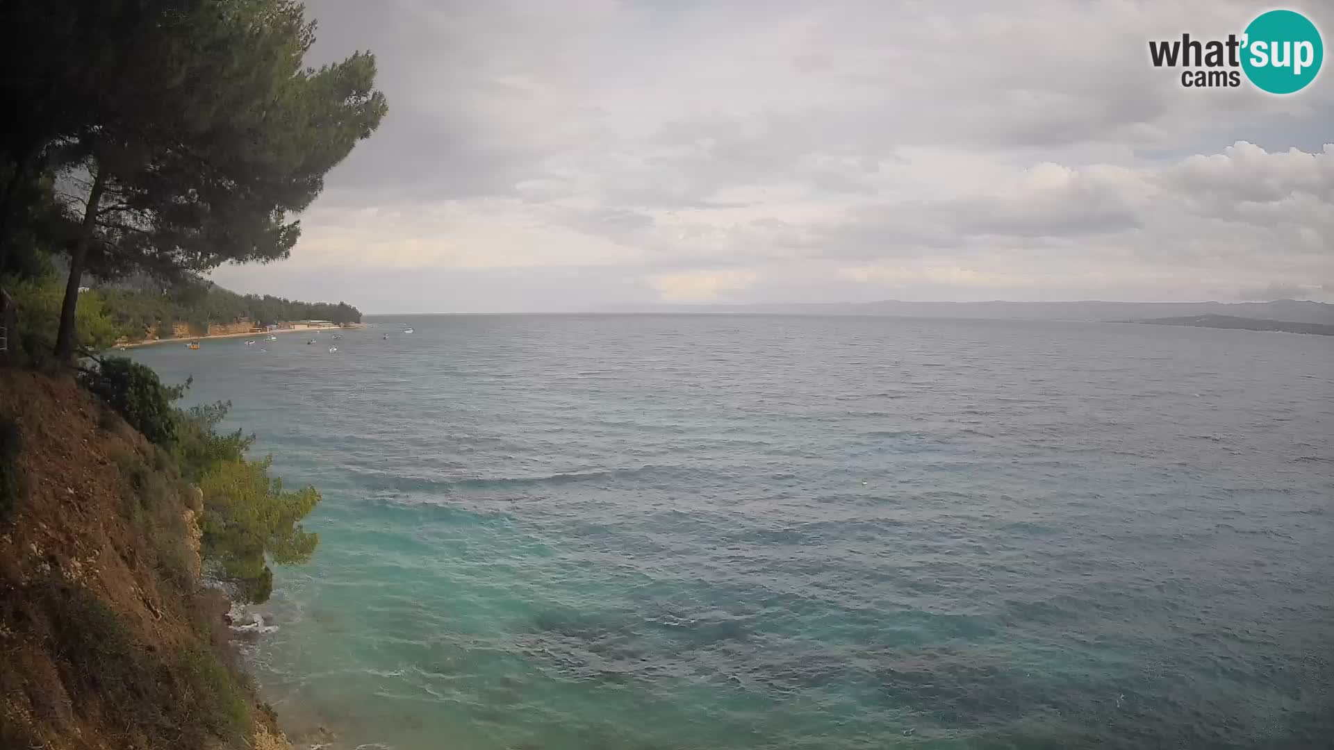 Web kamera Potočine Bol – Pogled uživo na plažu Borak, otok Brač