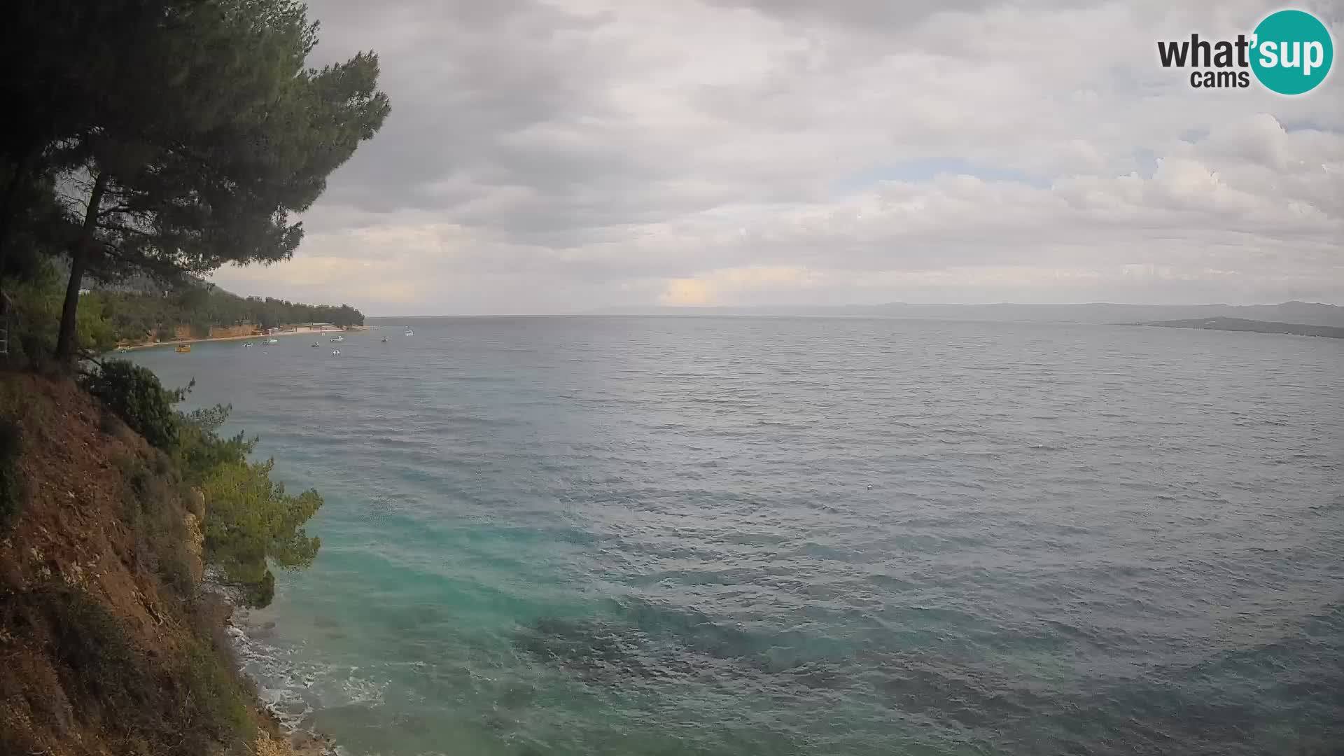 Webcam plage Potočine Bol – Vue en direct sur Borak Beach, île de Brač