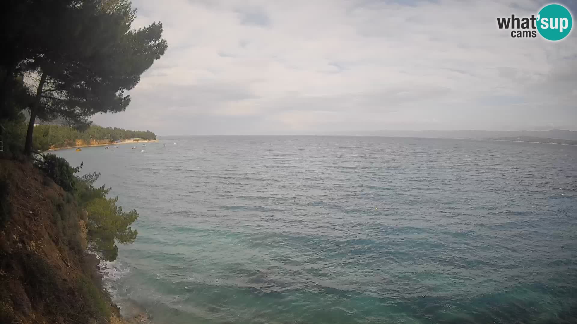 Webcam plage Potočine Bol – Vue en direct sur Borak Beach, île de Brač