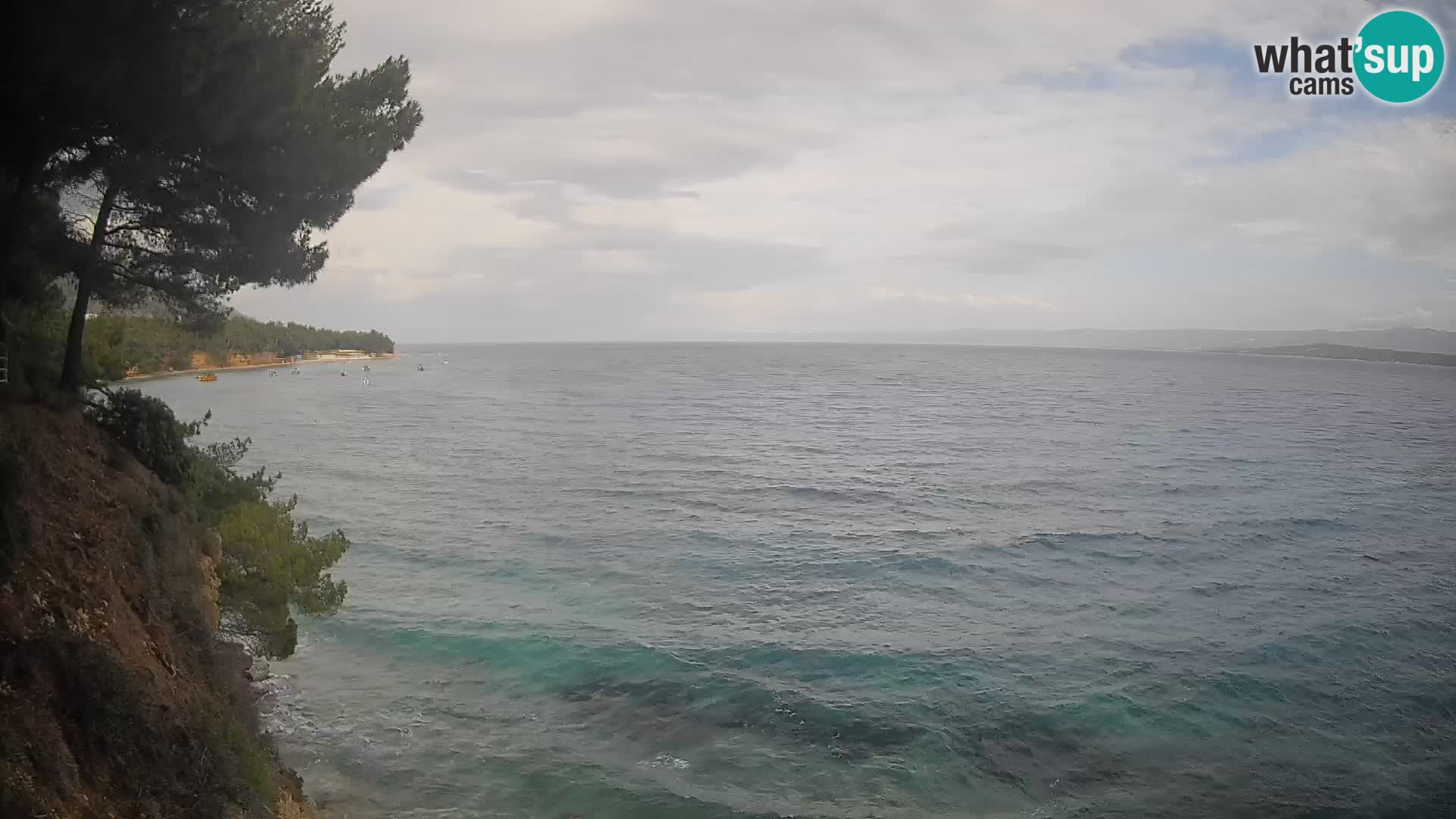 Webcam plage Potočine Bol – Vue en direct sur Borak Beach, île de Brač