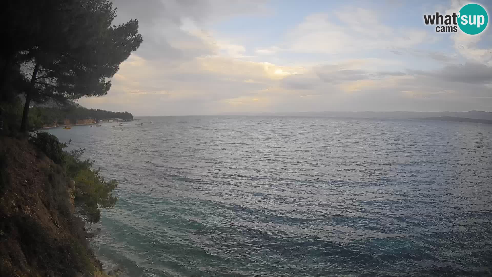 Webcam Spiaggia Potočine Bol – Vista live sulla spiaggia Borak, Isola di Brač